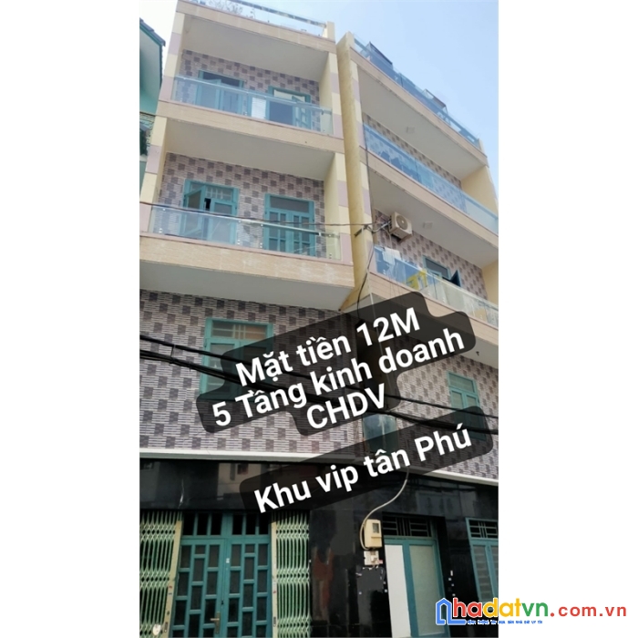 Bán chdv  vườn lài, tân thành, tân phú – 198m2, 5 tầng, 37 phòng, 18.5 tỷ