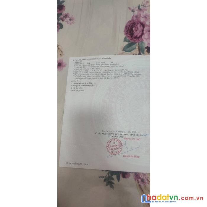 Sở hữu ngay lô đất vị trí đắc địa tại xã trà đa tp pleiku. gia lai