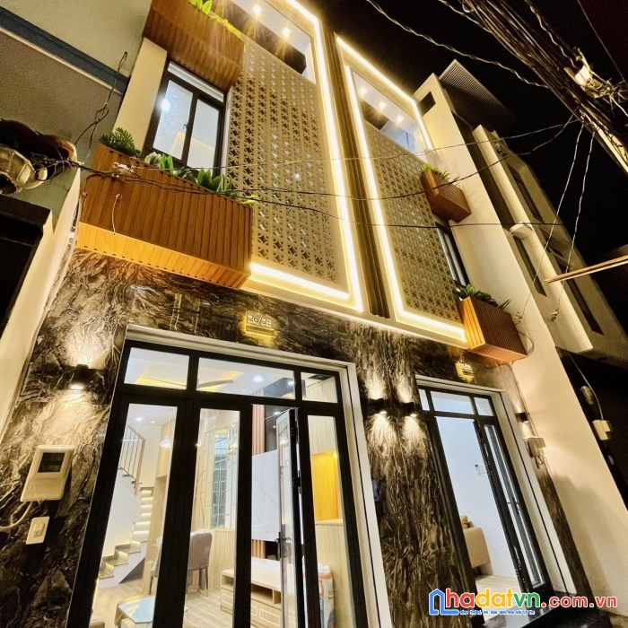 Bán 2 căn nhà liền kề  thiết kế hiện đại sang trọng tại địa chỉ 26/2a đường số 4 phường 11 quận gò