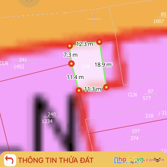 Bán đất mặt tiền dt1a xã ninh thọ nam vân phong giá đầu tư