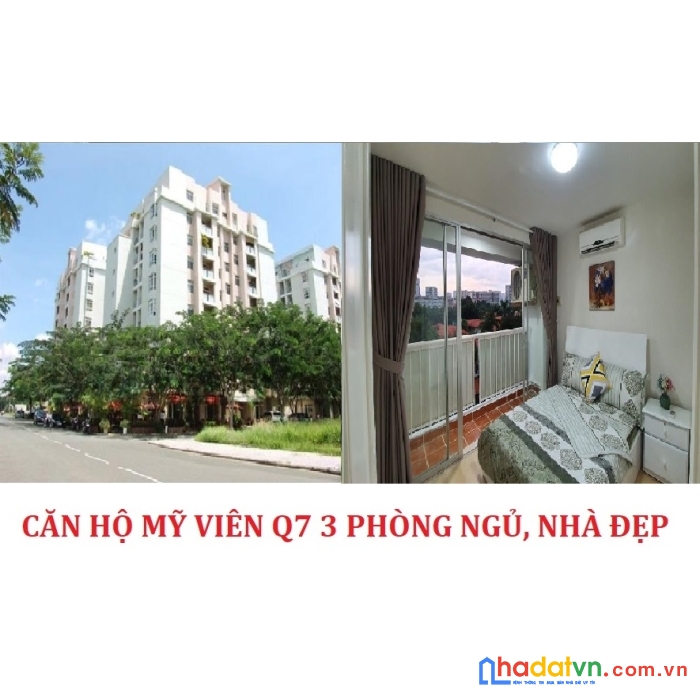 Cho thuê căn hộ mỹ viên q7 3 phòng ngủ bán đảo xanh đô thị phú mỹ hưng