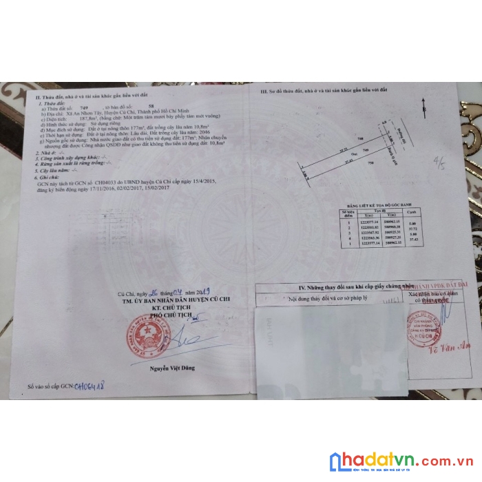 Hot hot chính chủ cần bán gấp  lô đất mặt đường nhựa đẹp vị trí tại huyện củ chi