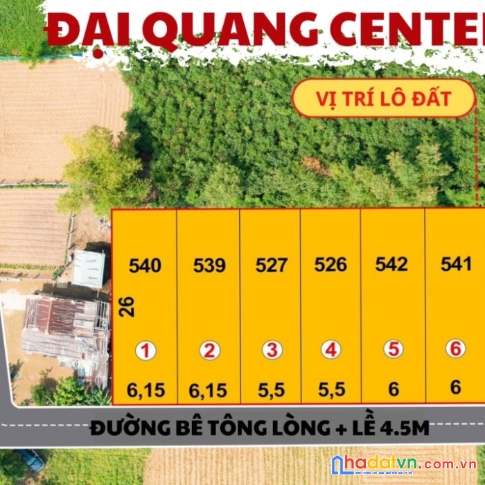 Đất ven ái nghĩa chỉ từ 230 triệu, đặp đẹp, tiềm năng tăng giá cao