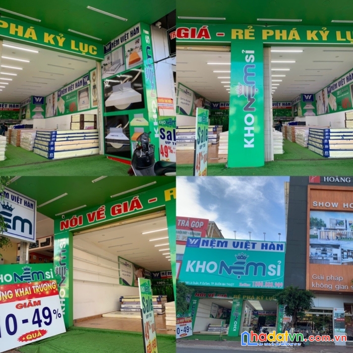 Chính chủ cần cho thuê 2 mặt bằng đẹp, mặt tiền đường lê duẩn - buôn mê thuật