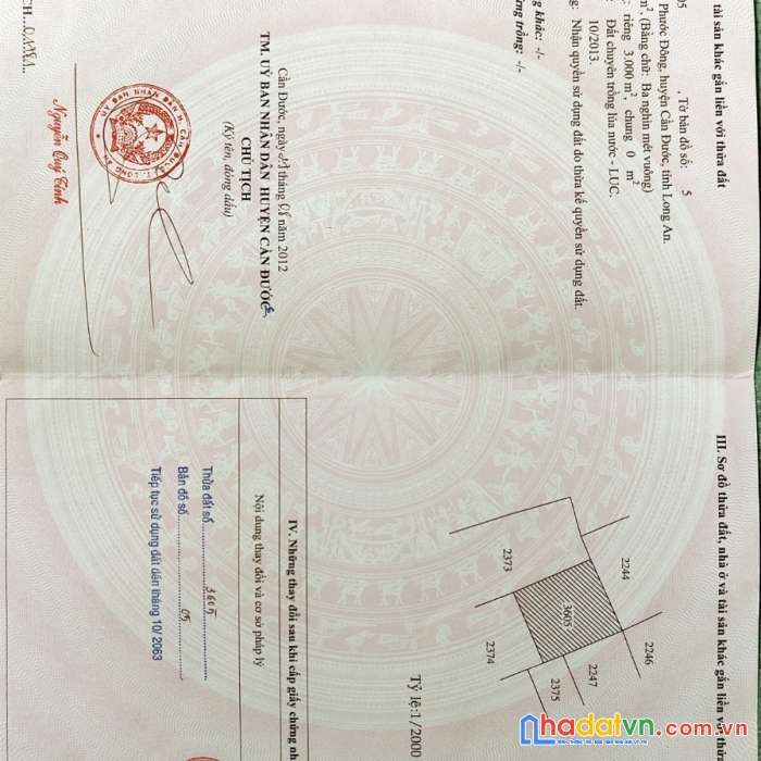 Cần bán lô đất ruộng tại  cần đước, long an