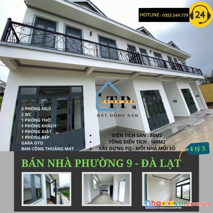 Sở hữu ngay căn nhà đẹp vị trí đắc địa tại phường 9, tp đà lạt, lâm đồng