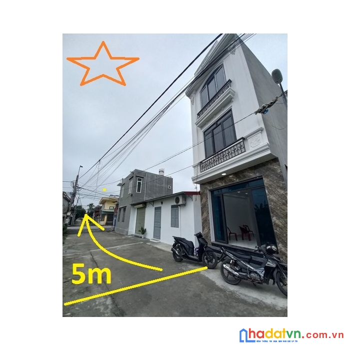 Nhà 3 tầng xây độc lập mặt ngõ 5m vọng hải  hưng đạo , dương kinh, hải phòng