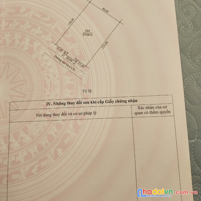 Bán đất cụm công nghiệp việt yên, bắc giang, s.9700m2