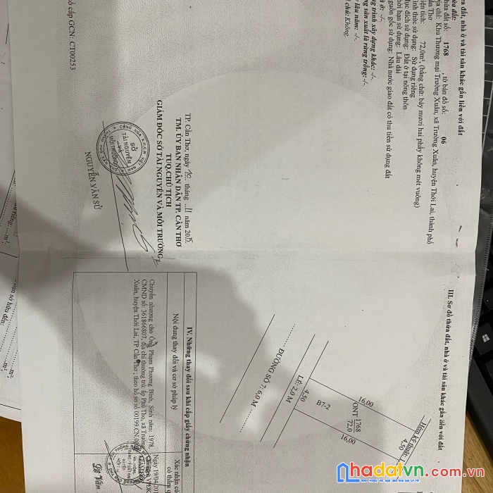 Cần bán gấp lô đất ngay chợ thương mại trường xuân thới lai, giá 2,9 tỷ, bao sang tên, hỗ trợ vay