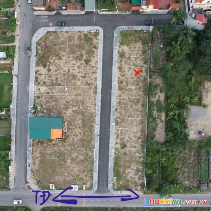 Bán 75m đất đấu giá kim nỗ đường trước nhà 10m vỉa hè rộng sẵn kinh doanh.