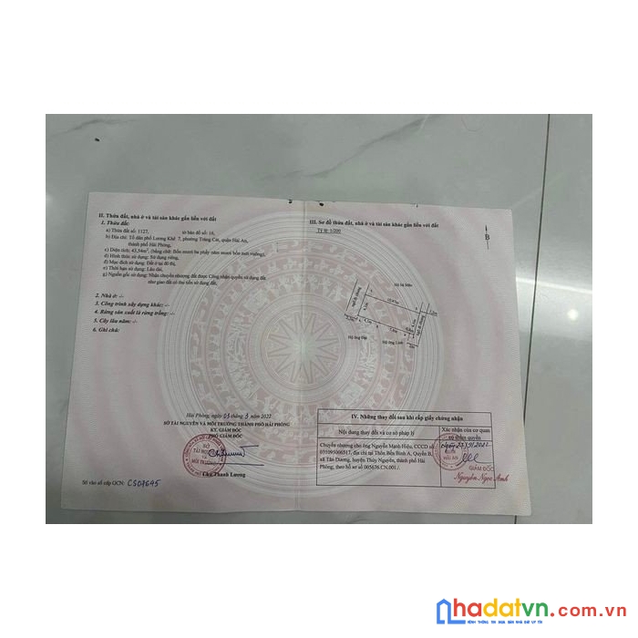 Chính chủ cần bán nhanh căn nhà 3 tầng tại hải an, hải phòng.