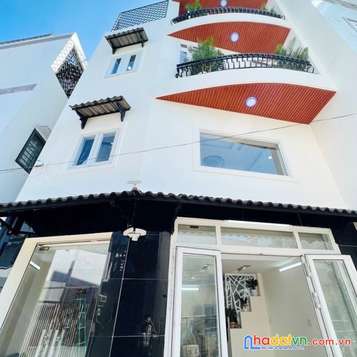 Nhà mới 4 tầng nở hậu hxh đường số 59 p14 q.gò vấp
