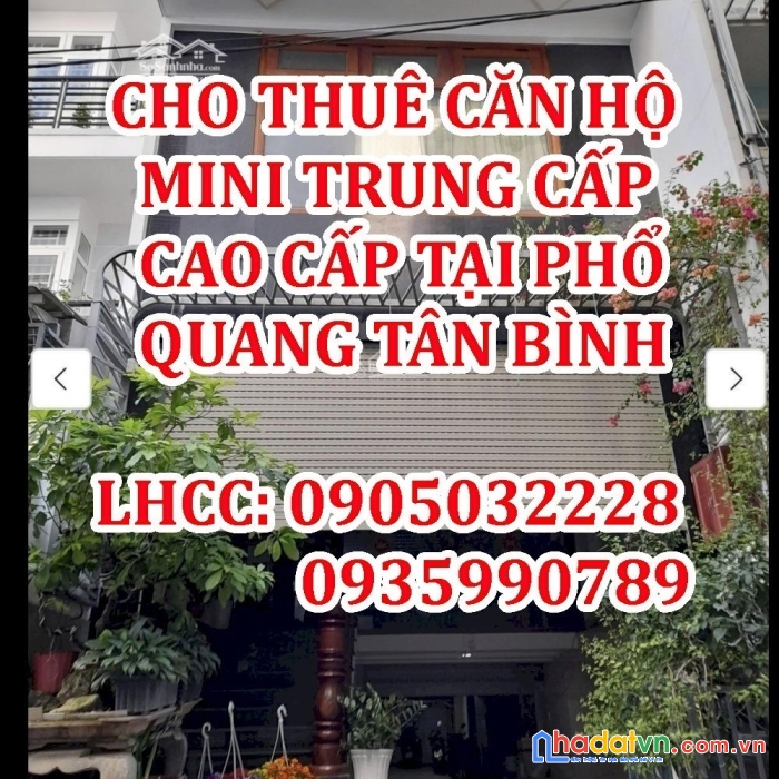 Cho thuê căn hộ mini trung cấp - cao cấp tại đường phổ quang, tân bình, giá chỉ 4 triệu/tháng
