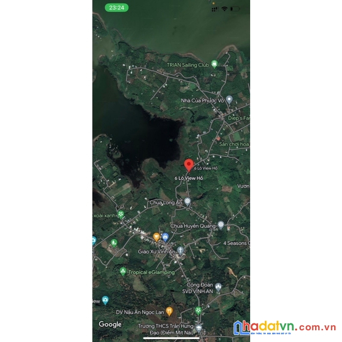 Duy nhất cơ hội sở hữu 6 nền view trực tiếp hồ trị an, vị trí cực đẹp