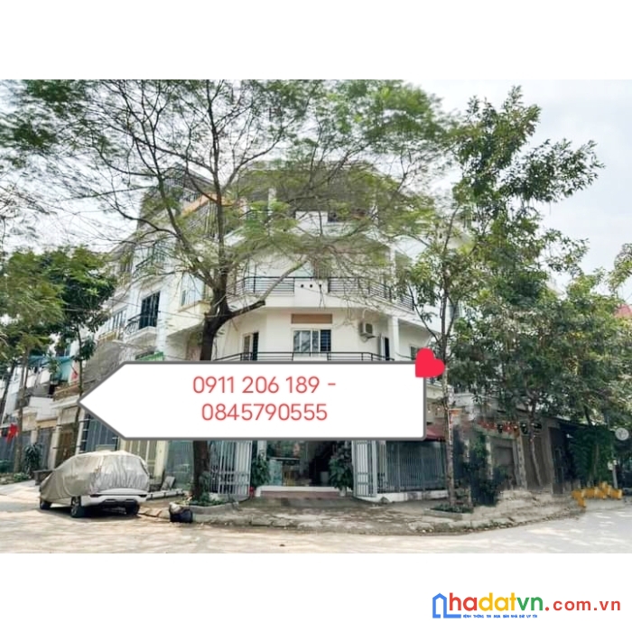 Kdt văn phú, hà đông, 106m2 lô góc, 22m mặt tiền tổng, view vườn hoa hơn 10 tỷ