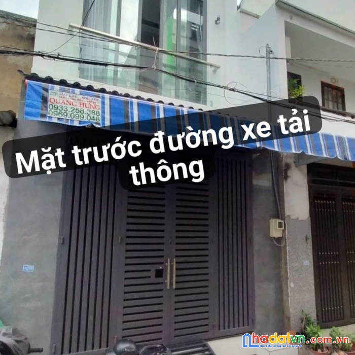 Chính chủ cần bán 2 căn nhà, 2 mặt tiền trước sau, hxt thông đường số 8b, gần lê văn quới, shr,