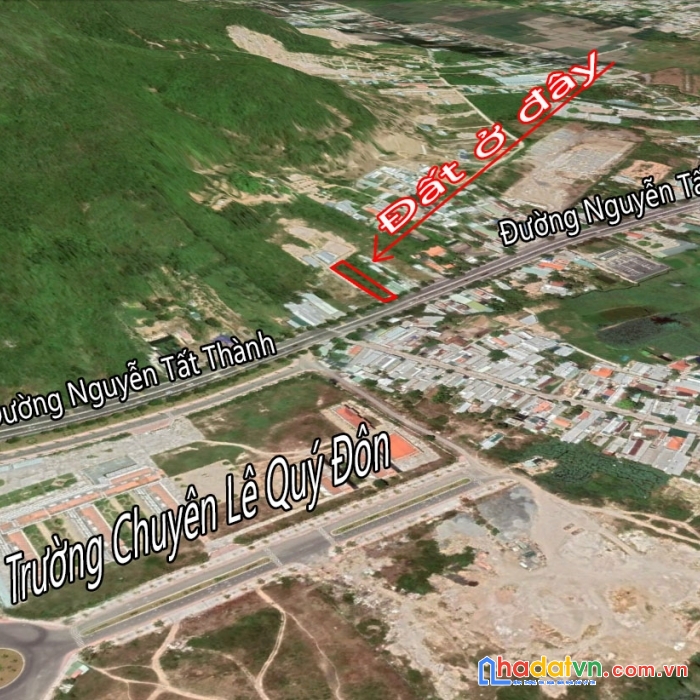 Bán đất mặt tiền đường nguyễn tất thành nha trang phước đồng đối diện trường lê quý đôn