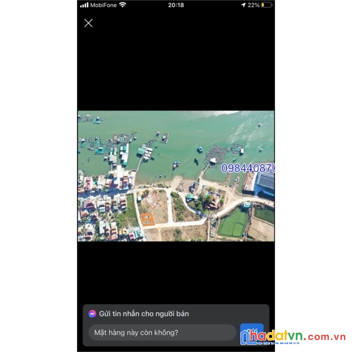 Bán lô đất ven biển bình tây phường ninh hải thị xã ninh hòa nam vân phong