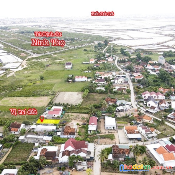 Bán  đất  thổ cư thôn xuân mỹ xã ninh thọ thị xã ninh hòa thuộc nam vân phong