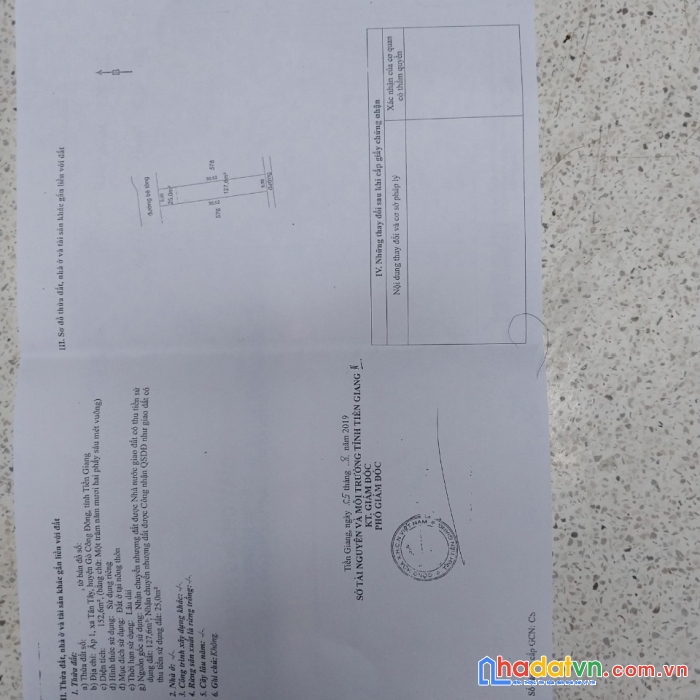 Bán lô đất thổ cư ngay chợ tân tây tại ấp 1, xã tân tây, huyện gò công đông, tiền giang