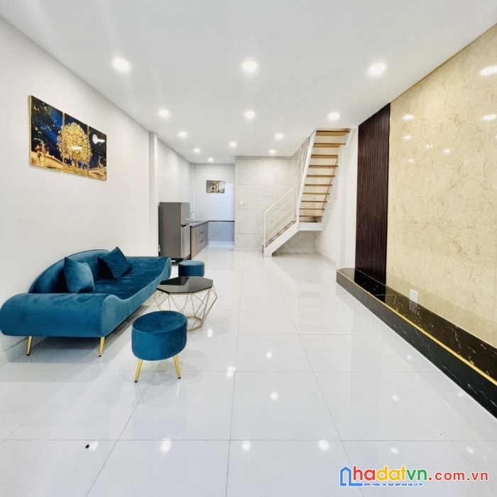 Bán nhà mới ở ngay 1/ quang trung, 4x10m, hẻm 3m, 2 tầng chỉ 4.15 tỷ tl