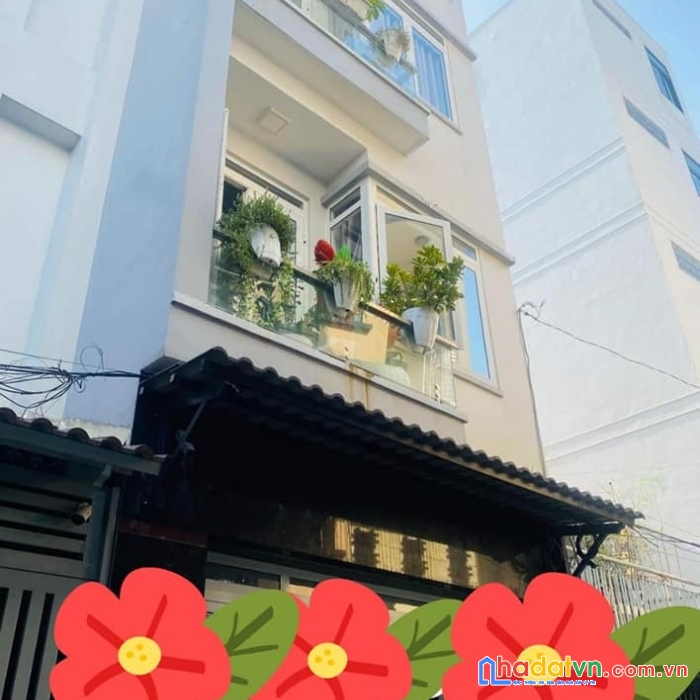 Ngộp thở -nhà 4 tầng ngang 4m x dài 17m, hẻm xe hơi,1/ bùi quang là phường 12 gv gấp bán
