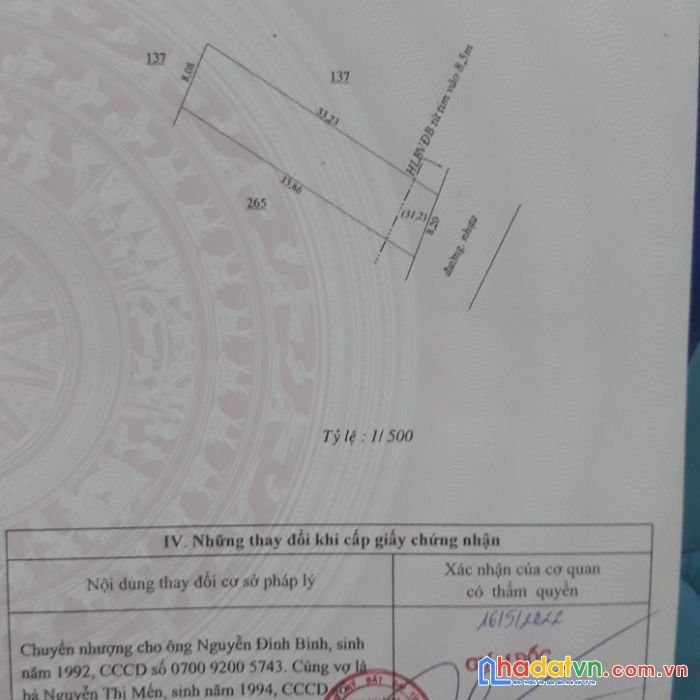 Chính chủ bán nhanh lô đất vị trí đẹp tại phường tiến thành, tp đồng xoài