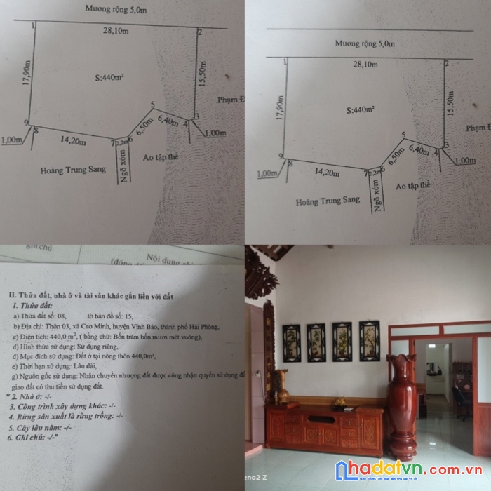 Chính chủ cần bán gấp căn nhà cấp 4 tại hải phòng.