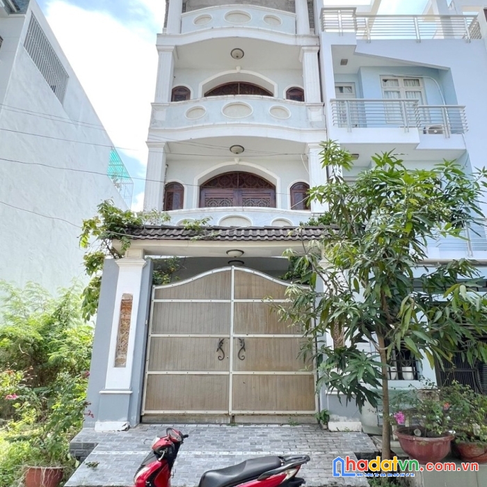 Nhà 4 tầng (5x19) mặt tiền đường số kdc gia hoà xã phong phú, h.bình chánh