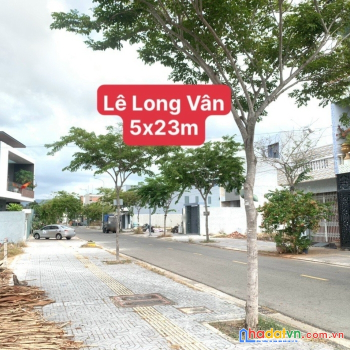 Đất mặt tiền 5 x 23m đường lê long vân - p. long tâm - tp bà rịa.
