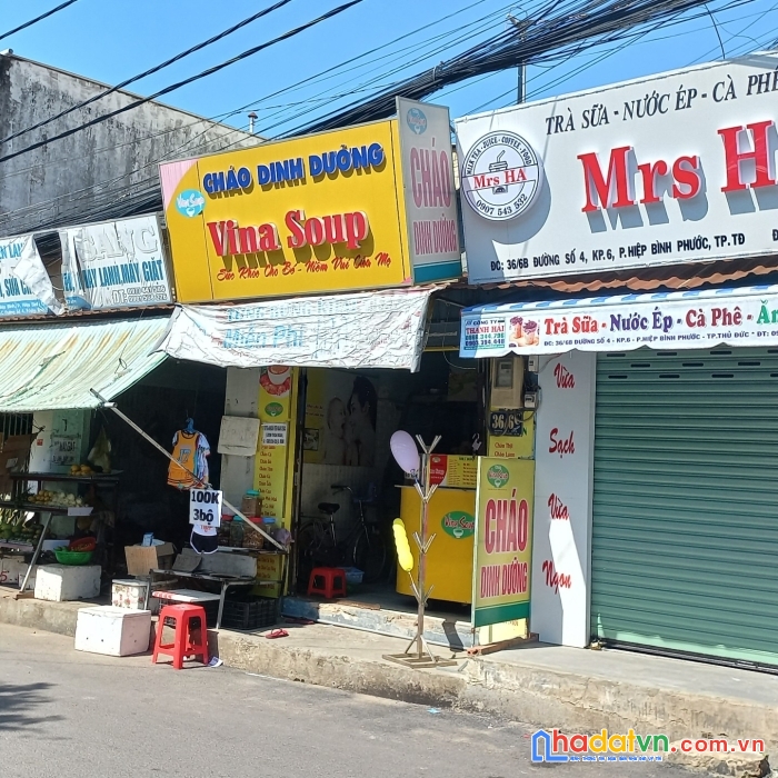 Bán đất mặt tiền đường số 4, hiệp bình phước, thành phố thủ đức