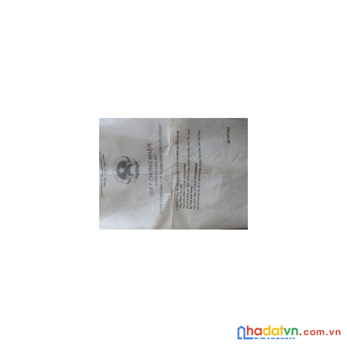 Cần bán lô đất mặt tiền vị trí đẹp tại xã tân hoà- huyện tân châu