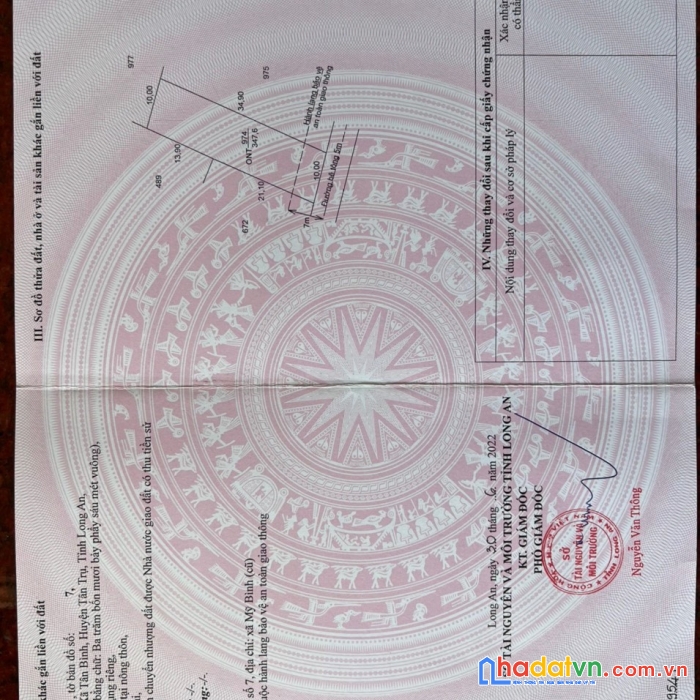 Chính chủ cần bán đất tại ấp bình đông, xã tân bình, huyện tân trụ, tỉnh long an