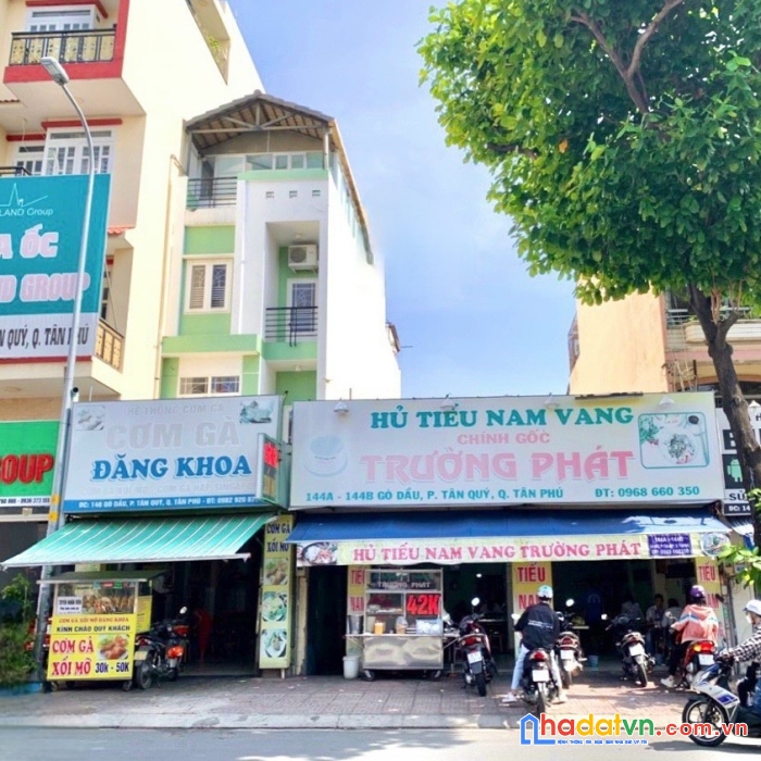 Mặt tiền số 144-146 đường gò dầu, dt 12x38, nở hậu tổng 500m2. giá 65 tỷ tl