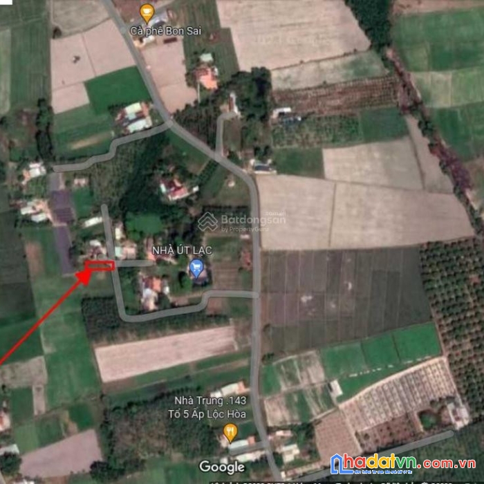 Đất đô thị trảng bàng 434m2- diện tích : 10x44.5 - có thổ cư