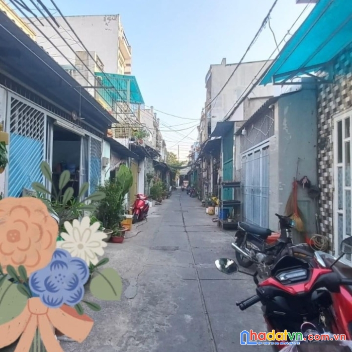 Ngôi nhà hoa hồng đường 18b, hèm xe hơi, 2 tầng, 40m2 dtxd: 80m2 chỉ 3.65 tỷ