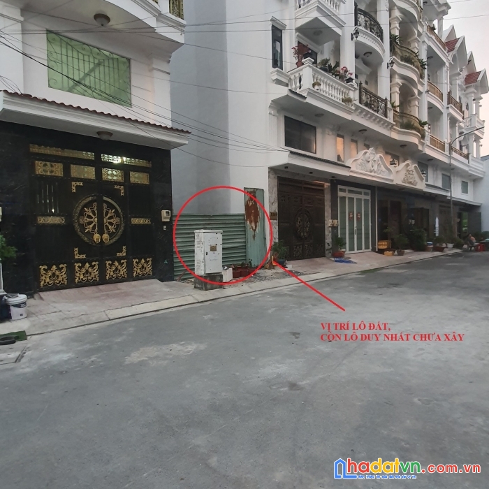 Bán đất đường nguyễn ảnh thủ, đường 10m, khu nhà lầu