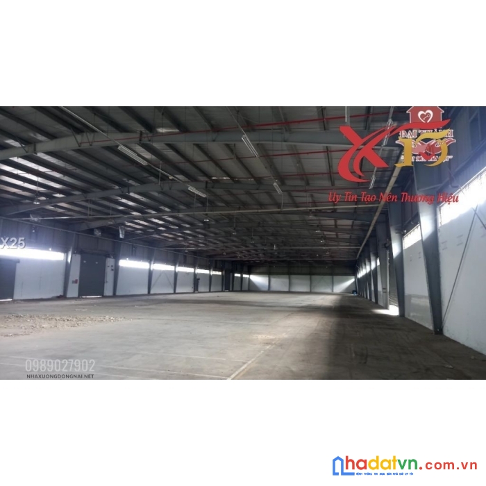 Bán nhà xưởng 2 mặt tiền đường nhựa kcn nhơn trạch, đồng nai