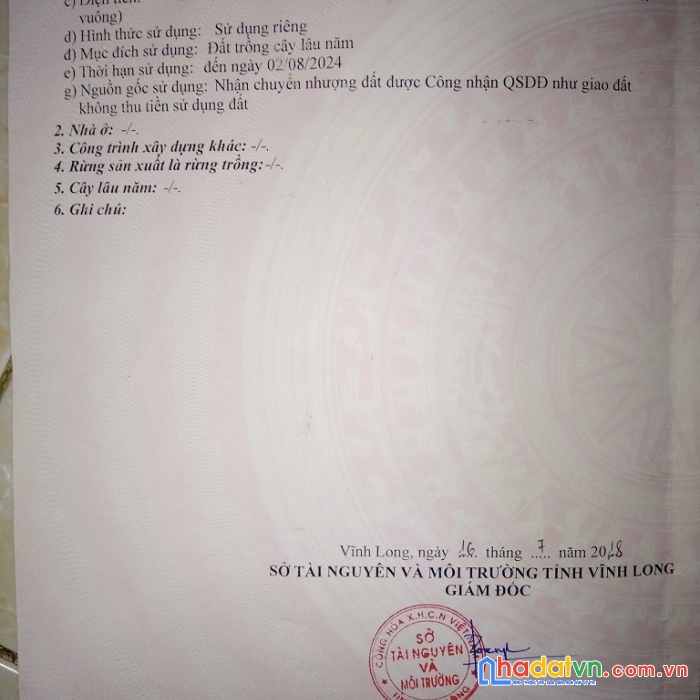 Cần bán gấp lô đất vị trí siêu đẹp – giá đầu tư tại  tân hội, vĩnh long