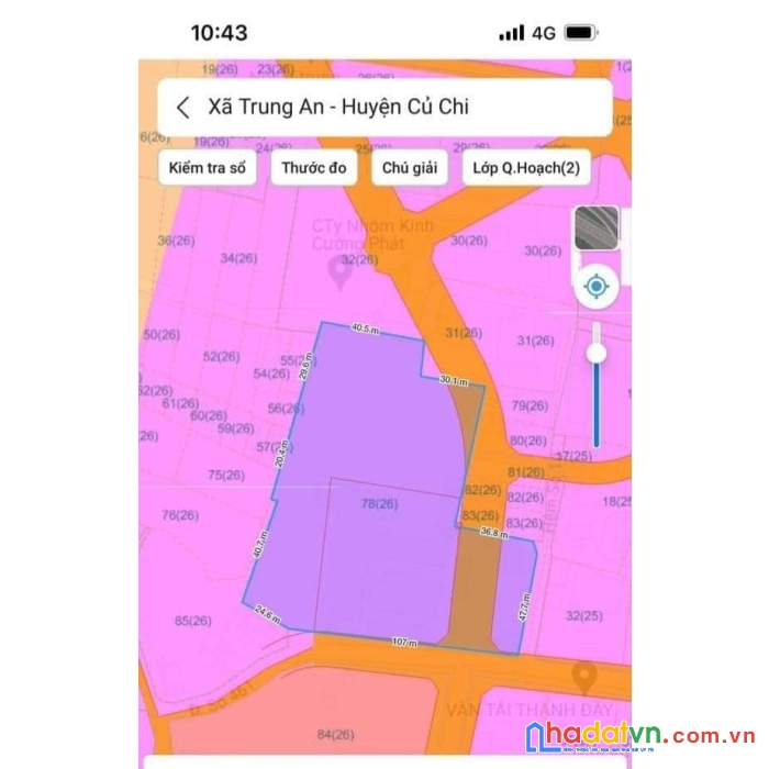 Dt: 13.313,5m2 - thổ cư 11444m2, đất ngay khu sầm uất nhất của xã trung an. giá 75tỷ tl