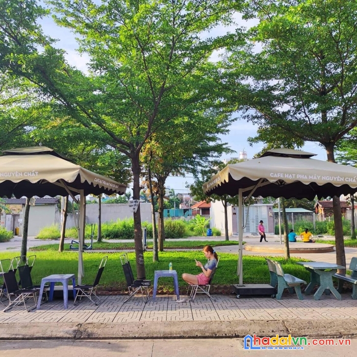 Mặt tiền hẻm 7m thạnh lộc q12 - view công viên - 55m2, 2 tầng - phù hợp kinh doanh buôn bán.