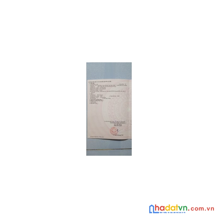 Chính chủ cần bán nhà 2 mặt hẻm (trần khắc chân +trần nhật duât)