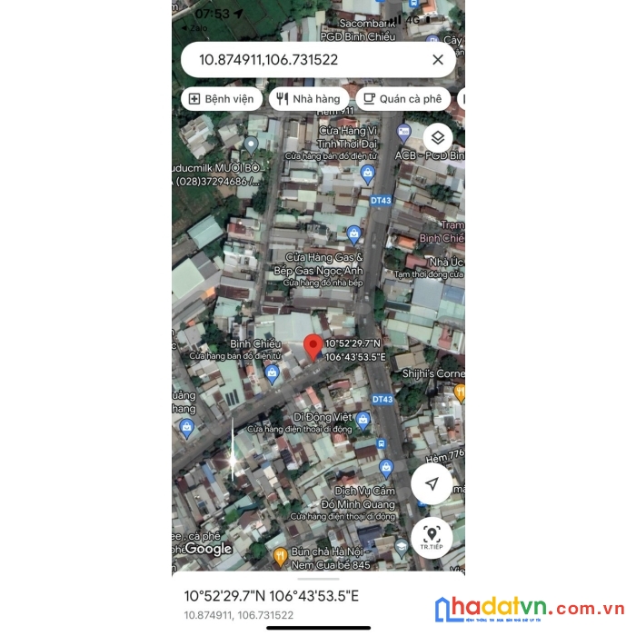 Cần bán gấp mặt tiền ngô chí quốc