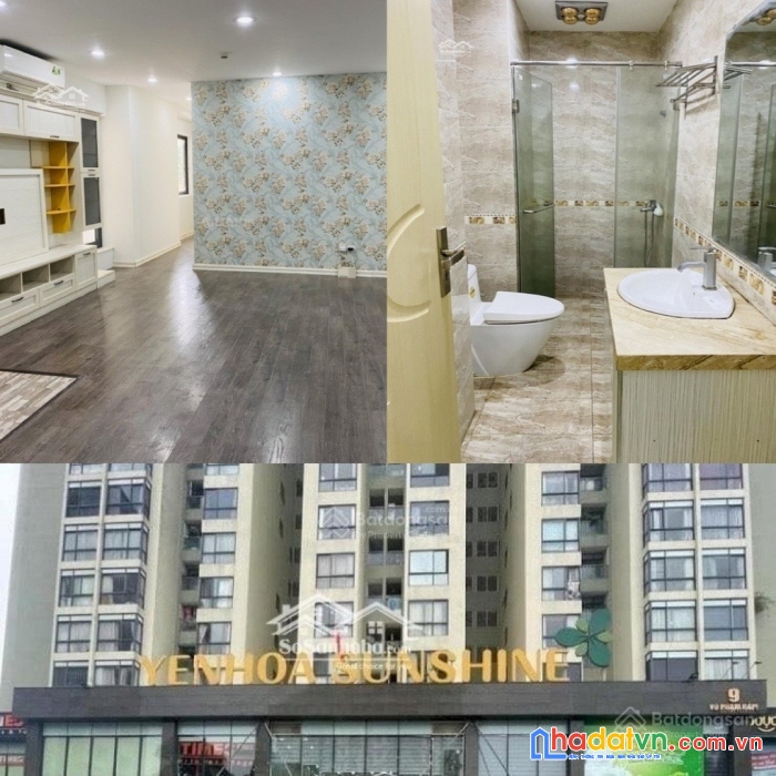 Chính chủ cần bán căn hộ chung cư cao cấp căn 307 tầng 3, tại yên hoà sunshine, 9 vũ phạm hàm, yên