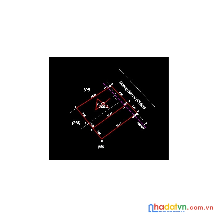 Chính chủ cần bán đất khẩu hà huy tập.