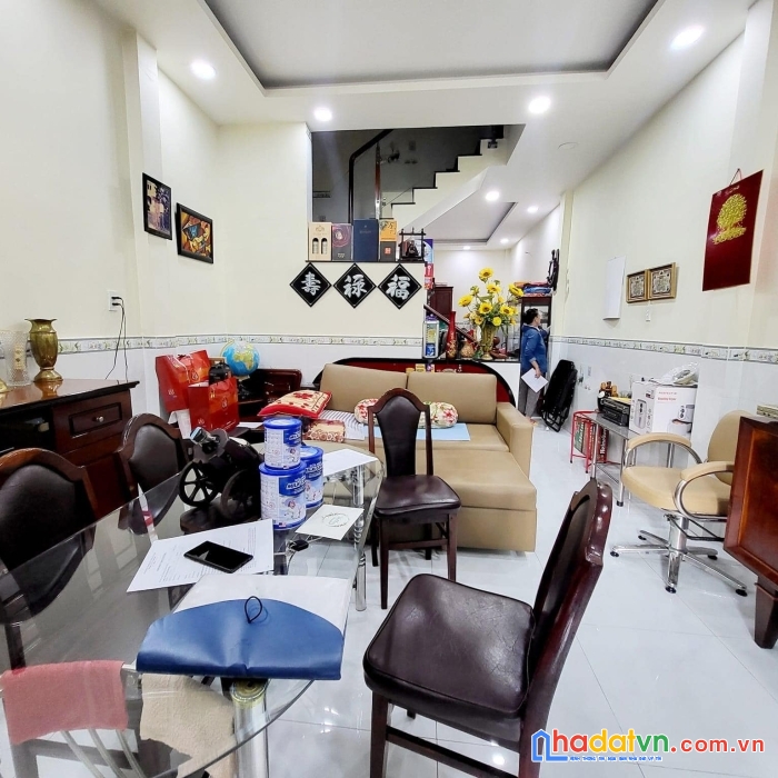 Bán nhà hẻm xe hơi, gò dầu, tân phú, 2 tầng, 54m2, giá rẻ