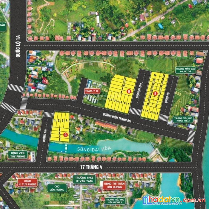 Chính chủ cần bán lô đất nền thổ cư tại tuy phong - bình thuận giá 1tỷ330