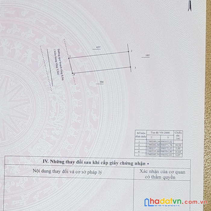 Đất thổ cư đắc lộc,vĩnh phương 94m2 giá 1 tỷ 260tr