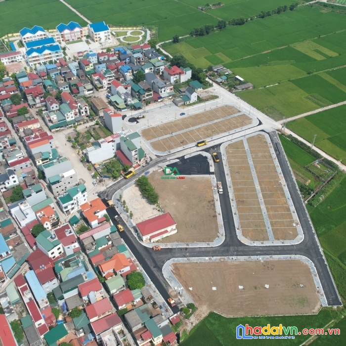 Bán lô góc 123.46m đất đấu giá dục tú đông anh