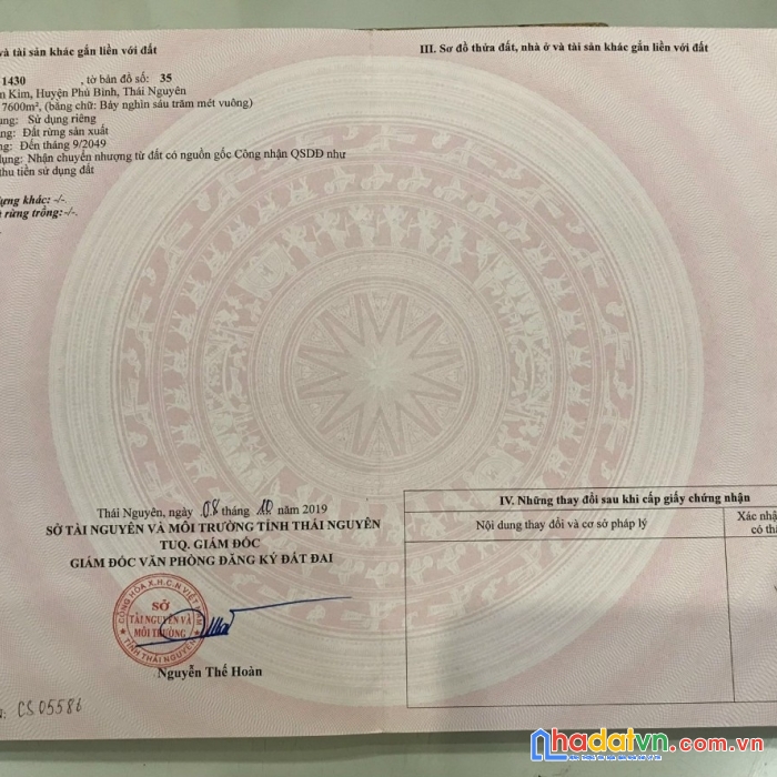 Chính chủ : cần bán khu đất nghỉ dưỡng tại xã tân kim huyện phú bình - thái nguyên diện tích gần